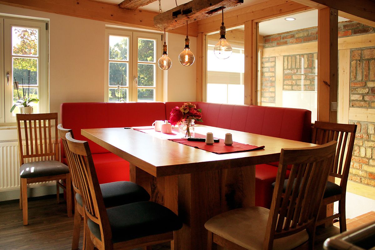Ferienhaus Schlossblick - Wohn- und Essbereich